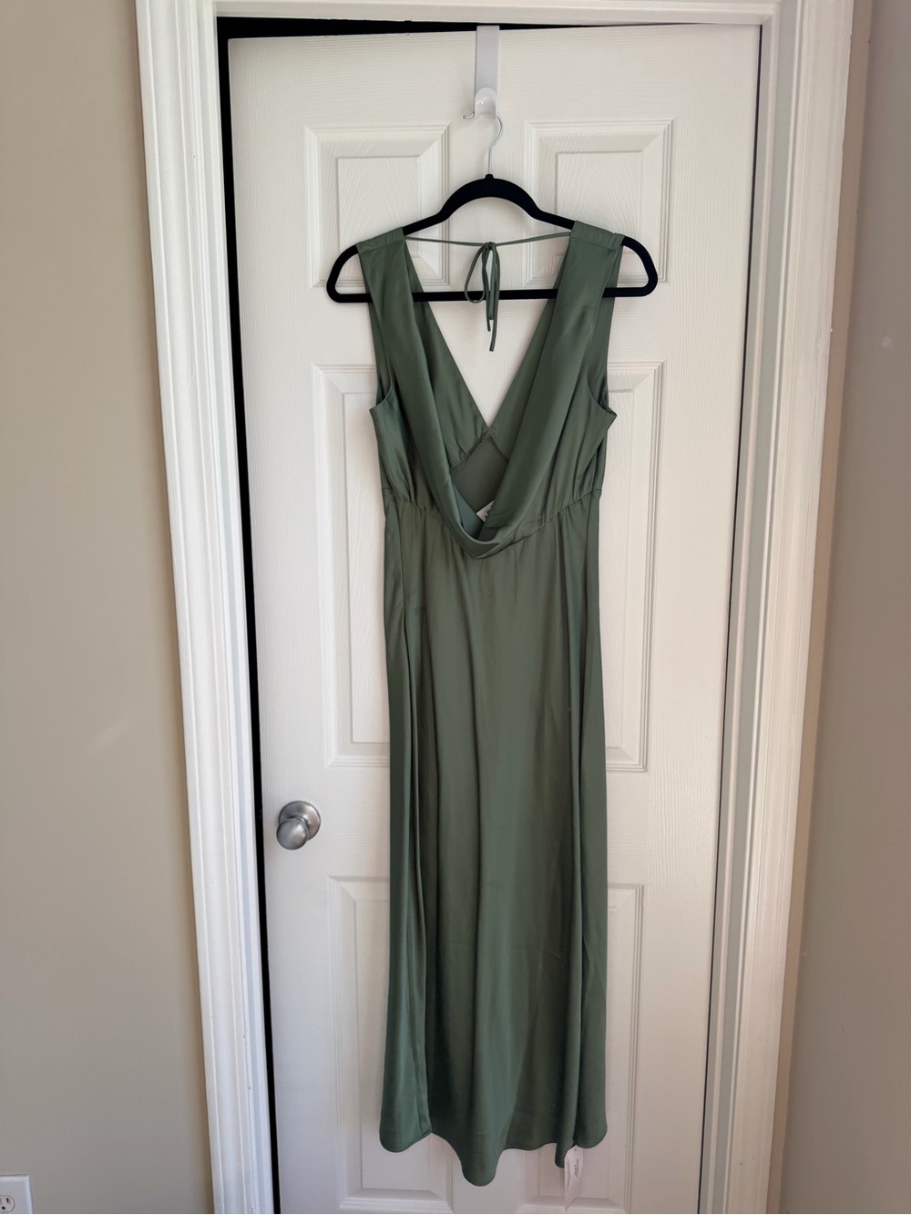 Abercrombie & Fitch Olive Green Maxi Dress